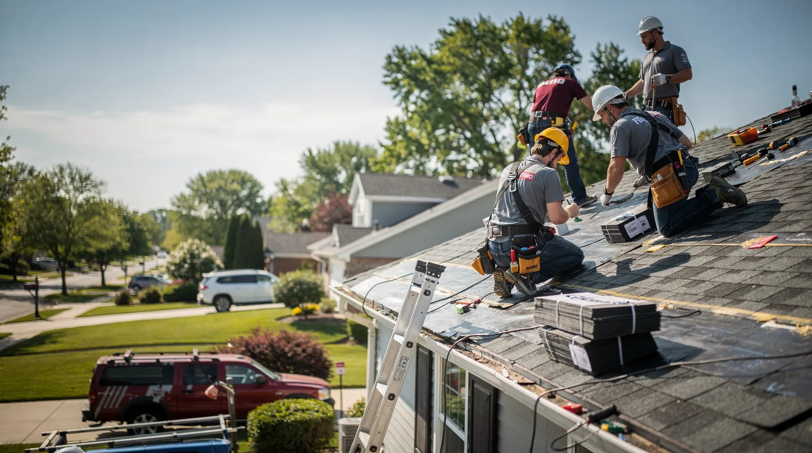 Roof Repair in Frankfort, IL around you